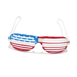 Lunettes persiennes drapeau américain pour la fête de l'Indépendance et accessoires photo
