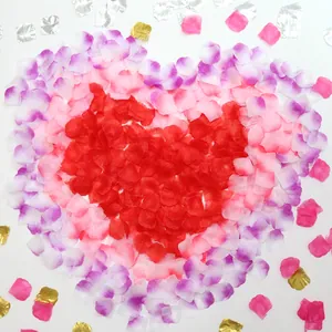 Artificial Rose Petals Non-woven Fabric Romantic Wedding Party Celebration Decor For Valentine's Day Proposal Table Scatters