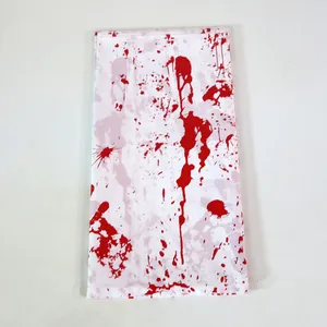 Halloween bloody handprint tablecloth 274x137cm for horror party and haunted house decor