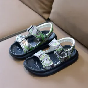 Kinder Camouflage Strandsandalen mit verstellbaren Riemen und rutschfester Gummisohle