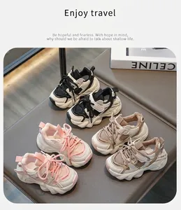 Detailed comparison of breathable mesh kids sneakers in black, pink, and beige colors