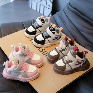 Kinderen Casual Sneakers High Top Sportschoenen Voor Jongens Meisjes Waterdicht Ademend Antislip Klittenband Kinderschoeisel