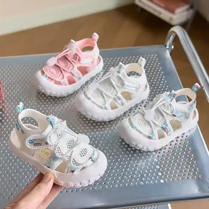 Sandali Sportivi in Mesh Traspirante per Bambini Punta Chiusa Suola in Gomma Antiscivolo Scarpe da Passeggio Casual