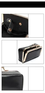 Macro detail of vintage oil wax leather mini jewelry bag with gold clasp and snap closure