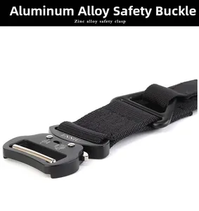 Detail of aircraft aluminum quick release buckle with 9kN and 18kN force ratings