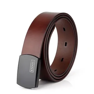 Men's Tactical Belt Top Layer Cowhide Leather Belt With Double Hook Zinc Alloy Quick Release Buckle Casual Outdoor Waistband