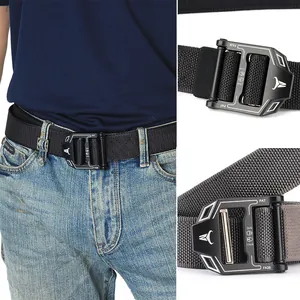 Tactical nylon belt with quick release cobra buckle and high tensile strength webbing