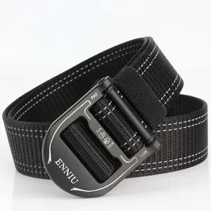 Men Tactical Nylon Belt Quick Release Alloy Buckle Outdoor Heavy Duty Combat Military Waist Belt For Jeans Casual Sport