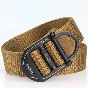 Tactical nylon cobra belt with heavy-duty alloy quick release buckle for outdoor