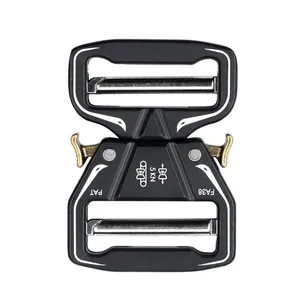 Heavy Duty Tactical Quick Release Belt Buckle Zinc Alloy Metal Buckle For Men Outdoor Gear Webbing Belt DIY Replacement Accessories