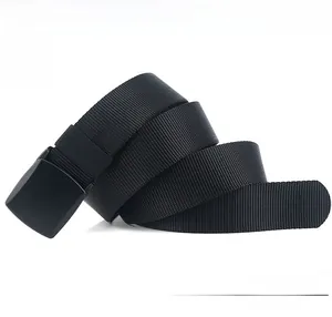 Macro view of thick nylon belt band with clean laser-cut tail and high-density texture