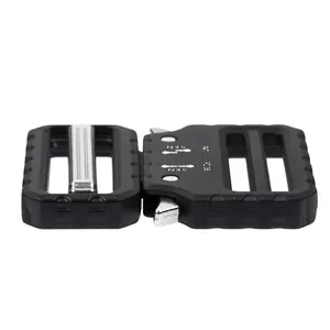 39mm matte black tactical quick release belt buckle with 5KN tension rating and alloy finish