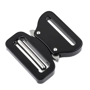 Heavy Duty Tactical Quick Release Buckle Aluminum Alloy Belt Accessories For Outdoor Camping Backpack Webbing Strap Replacement