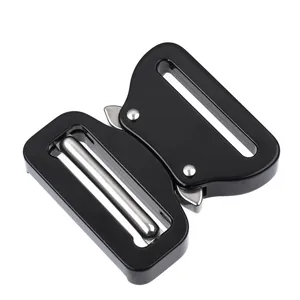 Tactical 45mm aluminum alloy quick release buckle for heavy-duty backpacks and belts
