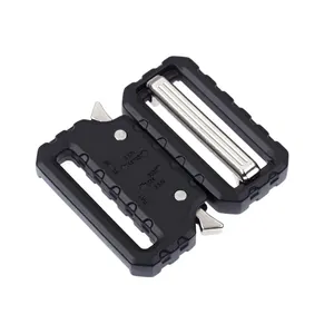 Heavy Duty Tactical Metal Quick Release Buckle Alloy Outdoor Belt Bag Hardware Fastener Industrial Style Replacement Buckle