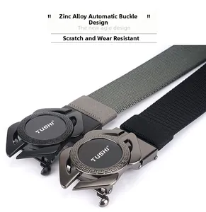 Détails de ceintures tactiques en nylon noir et vert armée avec boucles automatiques