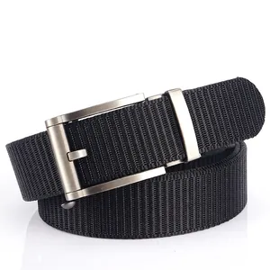 Ceinture Tactique en Nylon pour Hommes Avec Boucle Automatique en Alliage Ceinture Tressée Réglable pour Extérieur Loisirs