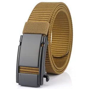 Taktischer Nylon-Gürtel mit automatischer Schnalle in Coyote Brown für Outdoor