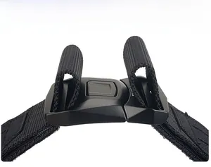 Detail view of 2-inch quick release buckle with two-way adjustable nylon strap for tactical belt
