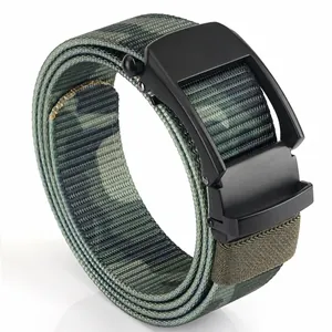 Herren Taktisch Gürtel Outdoor Nylon Gurtband Gürtel Mit Zinklegierung Automatikschließe Verstellbar Militär Lässig Atmungsaktiv Hüftgurt