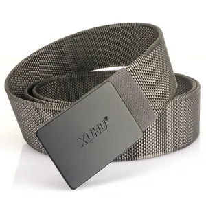 Moda Uomo Cintura in Nylon Con Fibbia Automatica in Lega di Zinco Intrecciata Mimetica Tattica All'aperto Casual Sport Cintura Per Uomo
