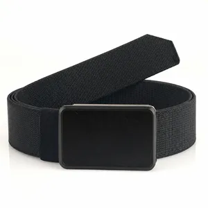 Men Tactical Belt Durable Nylon Webbing Outdoor Waist Belt With Aluminum Alloy Quick Release Buckle Adjustable Work Belt