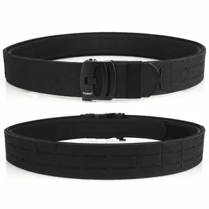 Herren Taktischer Robuster Nylon Gürtel Außen Und Innen Gürtel Mit Zinklegierung Schnellverschluss Molle System