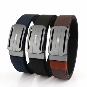 Detailed view of heavy duty nylon tactical belts with aviation aluminum automatic buckles
