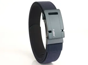 Macro view showing the thick double-layered nylon weave and matte aviation alloy buckle