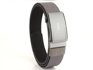 Detailed view of the gray nylon webbing strap and matte aviation aluminum alloy buckle
