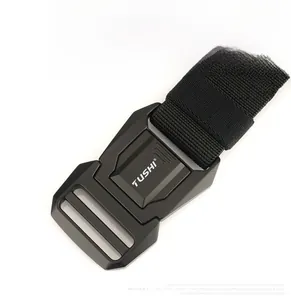 Détail de la boucle de ceinture tactique en alliage d'aluminium à dégagement rapide