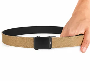 Détail de la ceinture tactique en nylon durable avec boucle automatique en alliage de zinc