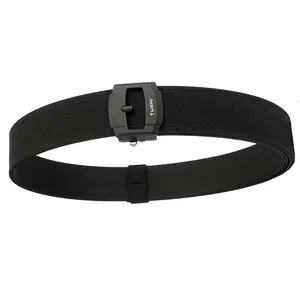 Men's Nylon Tactical Belt With Zinc Alloy Automatic Buckle Heavy Duty Webbing Adjustable Outdoor Sport Waist Strap Belt