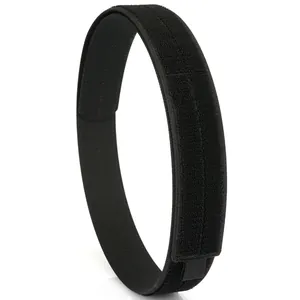 Ceinture tactique Molle en nylon noir avec fermeture auto-agrippante pour l'extérieur