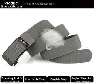 Macro view of breathable grey braided belt fabric showing high-density texture for durability