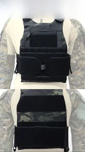 Tactical vest with quick-release system and laser-cut design for training