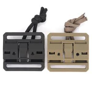 Tactical magnetic quick release buckles in black and khaki for vests and backpacks