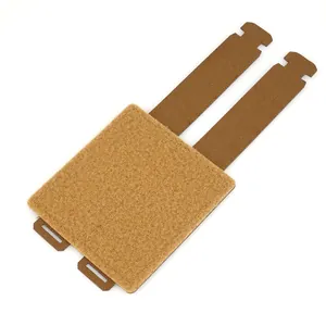 Coyote Brown tactical Molle Velcro panel for morale patches and backpacks