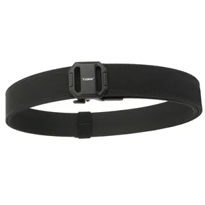 Tactical nylon belt for men with automatic buckle and reinforced heavy-duty woven strap