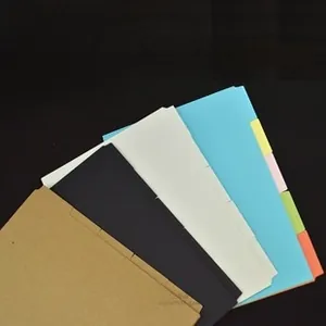 A5 A6 Register aus 250g dickem Papier mit Fünf-Tab-Index für Ringbuch-Organizer