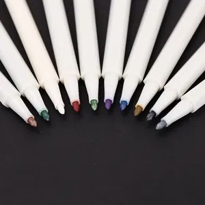 Set of 10 metallic paint markers in various colors for photo albums and DIY art crafts