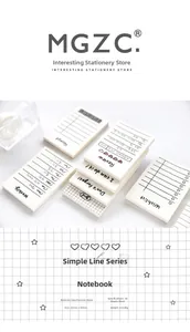 Detail showing 80g premium paper notepad with 50 sheets for weekly plans and checklists