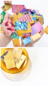 Détails des autocollants de paysages colorés pour décoration d'artisanat et scrapbooking