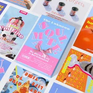 Korean Style Aesthetic Postcard Set Cardstock Art Decorative Cards For Room Decor DIY Scrapbooking Gift Message Cards