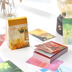 Carnets de papier décoratifs vintage avec paysages pour scrapbooking et art créatif
