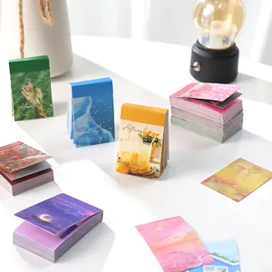 Mini livrets de matériel d'art esthétique pour scrapbooking avec couvertures photo