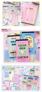 Close-up of pastel macaron-colored sticky notes with grids and To-Do List patterns