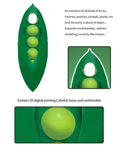 Detail view of the face opening and material of a green pea pod cosplay party costume