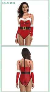 Front and back detail of long-sleeve Christmas bodysuit with Merry Christmas print