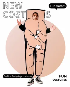 Costume amusant en forme de doigt géant pour fêtes d'Halloween et spectacles sur scène